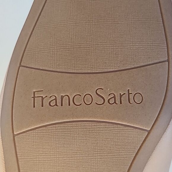 Franco Sarto Vana Square Toe Leather Flats Modern Beige Size 11 NWOB - Picture 12 of 14